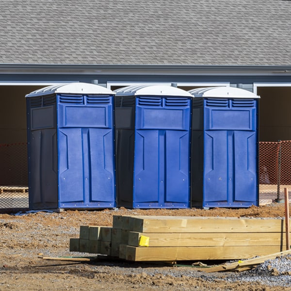 how do you dispose of waste after the porta potties have been emptied in Lederach